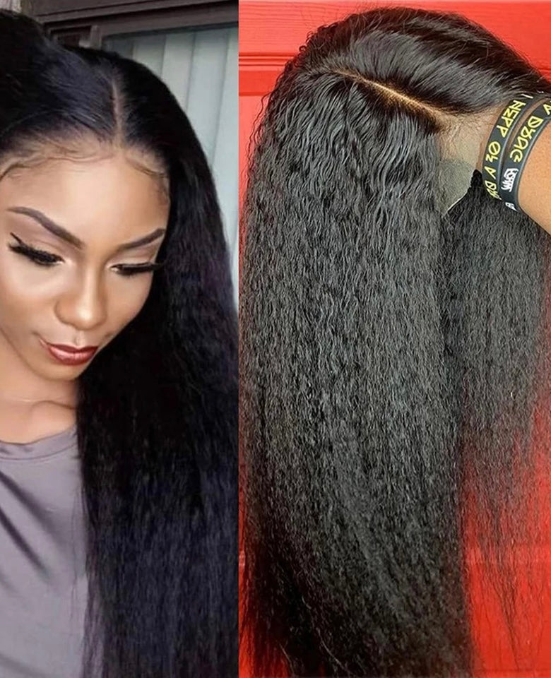 Afro Kinky Straight HD Lace Wigs